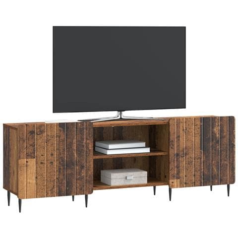 Mobile TV Legno antico 150 x 31 x 52 cm Legno ingegnerizzato - Foto 2