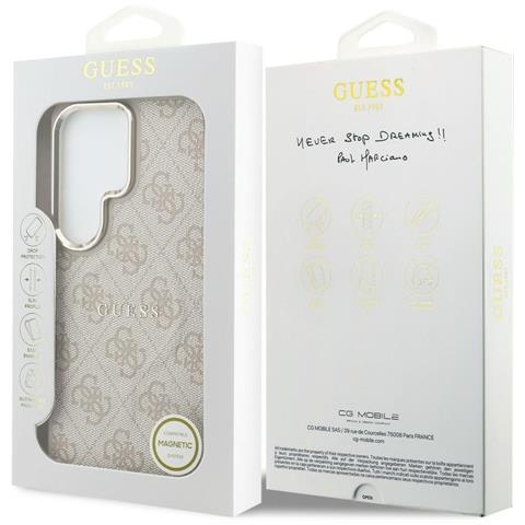 Custodia 4g Embossed Ring Magsafe Galaxy S26 Ultra Rosa Guess - Foto 7