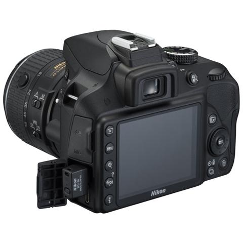 D3300 Kit 18-55 VR II + 55-200 VR AF-S + SD Lexar 8 GB Sensore CMOS DX 24 Mpx Display 3'' Filmati Full HD Wi-Fi Ready  - Foto 10