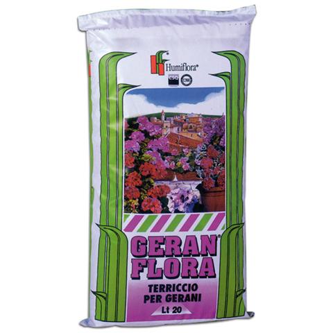 Terriccio ammendante per gerani in sacco da 20 lt Confezione 2 Pz - Foto 1
