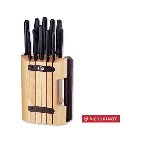 Ceppo 11 coltelli con manico nero - Foto 2