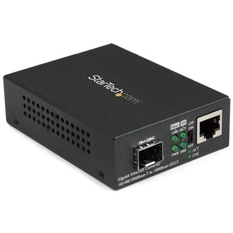 Convertitore multimediale Gigabit Ethernet a Fibra con slot SFP aperto 10/100/1000 - Foto 1