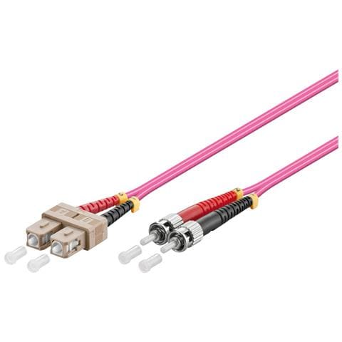 50/125 ST-SC, Multimode, 2 m, OM4, LSZH - Foto 2