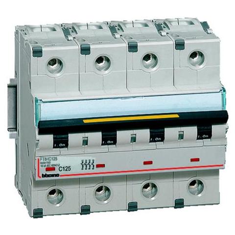 Ft84c125 - Btdin 160 - Interruttore Magnetotermico 4p Curva C 125a 16ka - Foto 1