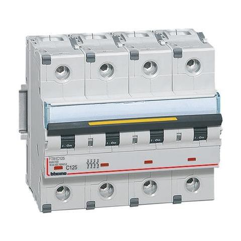 Ft84c125 - Btdin 160 - Interruttore Magnetotermico 4p Curva C 125a 16ka - Foto 2
