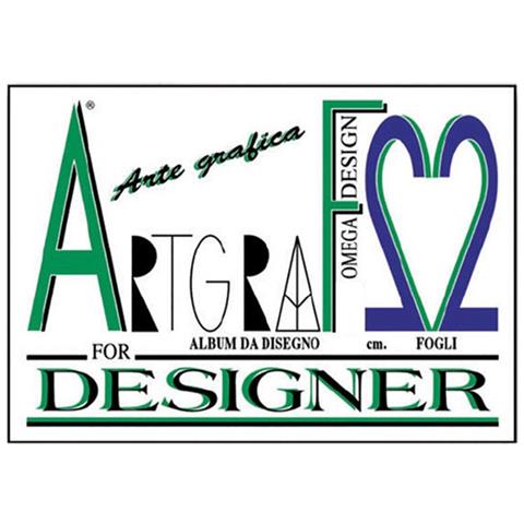 3 Album Da Disegno Artgraf Formato F2 33 X 48 Cm Da 10 Fogli Ruvido 140 Gr - Foto 1