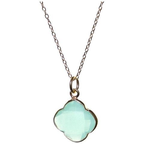 Donna Plata Fina 925 Argento Cojín Calcedonia - Foto 1
