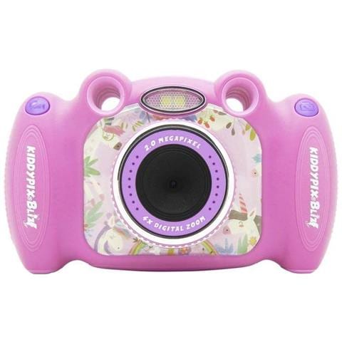 Fotocamera Digitale Compatta per Bambini KiddyPix Blizz 2 Mpx Colore Rosa con Borsa Hard Shell Case - Foto 1