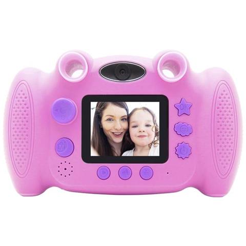 Fotocamera Digitale Compatta per Bambini KiddyPix Blizz 2 Mpx Colore Rosa con Borsa Hard Shell Case - Foto 2