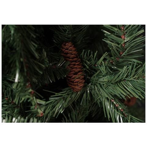 Albero Di Natale 150 Cm Stoccolma, Pino Artificiale, Albero Effetto Reale, Alberello Natalizio Extra Folto, 89x89 H150 Cm, Verde - Foto 7