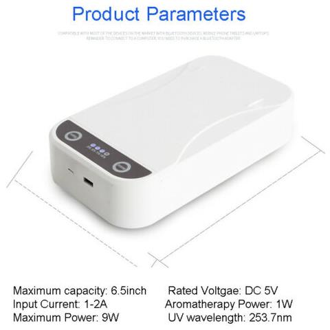 Sterilizzatore Uv Portatile Box Disinfezione Oggetti Telefono Wireless - Foto 3
