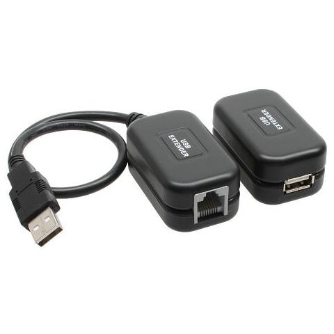 RJ-45 Cat. 5e USB 1.1 RJ-45 Nero cavo di interfaccia e adattatore - Foto 1