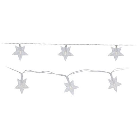 Star Light - Spirito Natalizio - Luce Calda - 10 Stelle Led - 1 M - 71318 - Foto 1