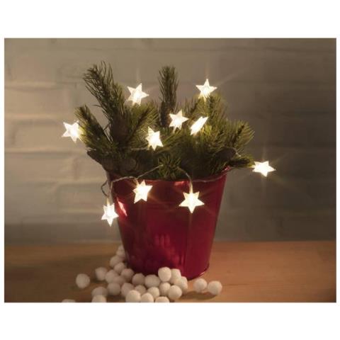 Star Light - Spirito Natalizio - Luce Calda - 10 Stelle Led - 1 M - 71318 - Foto 3