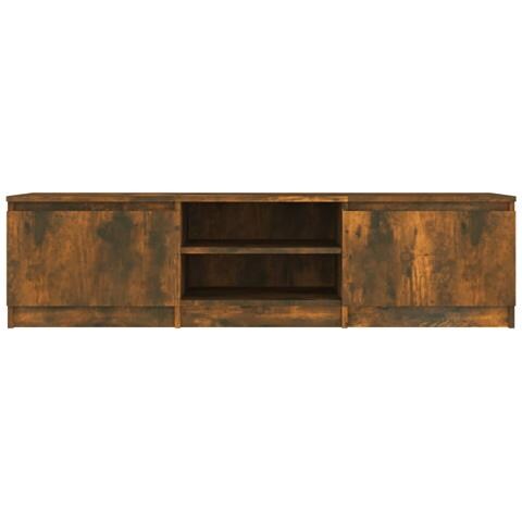 Mobile Tv Rovere Fumo 140x40x35,5 Cm In Legno Multistrato - Foto 6