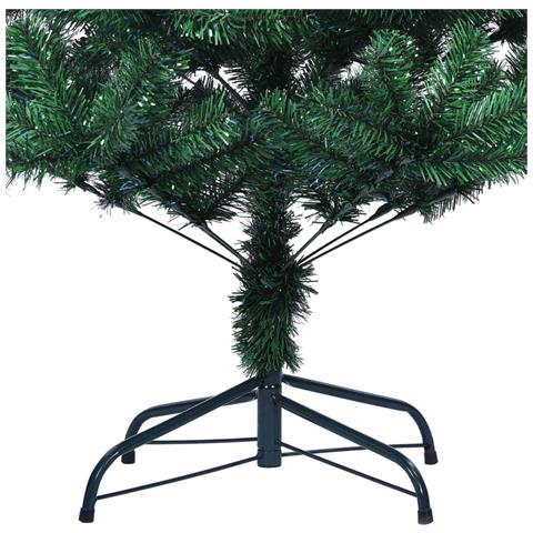 Albero Di Natale Artificiale Punte Iridescenti Verde 240 Cm Pvc - Foto 8