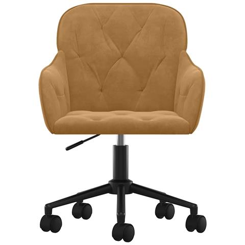 Sedie Da Pranzo Girevoli 2 Pz Marroni In Velluto - Foto 2