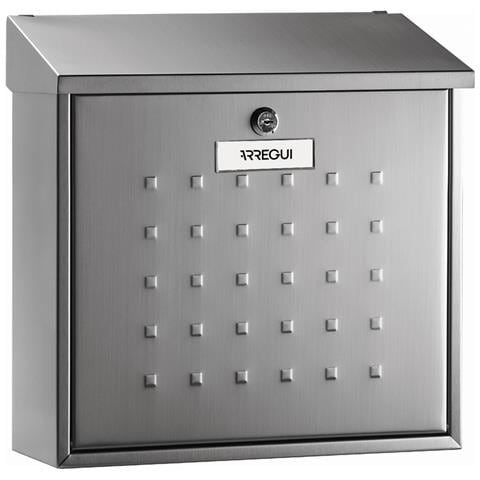 Premium Maxi E5617 Cassetta Postale Individuale In Acciaio, Di Grandi Dimensioni, Cassetta Della Posta Da Parete, (buste C4), Inox - Foto 1