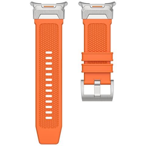 Cinturino Tattico Per Orologio Samsung Watch 7 Ultra Orange - Foto 4