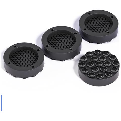 Piedini Antivibrazione Per Lavatrice - Antiscivolo E Ammortizzanti (confezione Da 4) Black - Foto 1