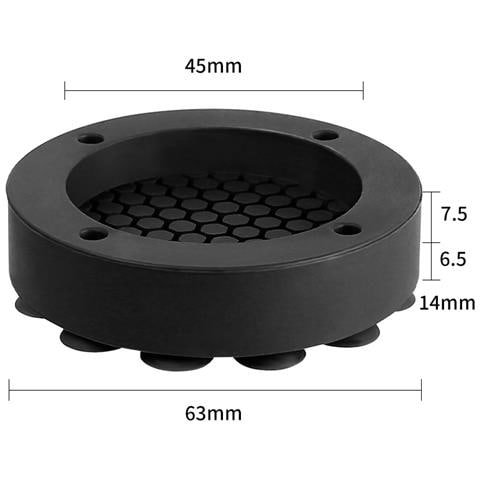 Piedini Antivibrazione Per Lavatrice - Antiscivolo E Ammortizzanti (confezione Da 4) Black - Foto 2