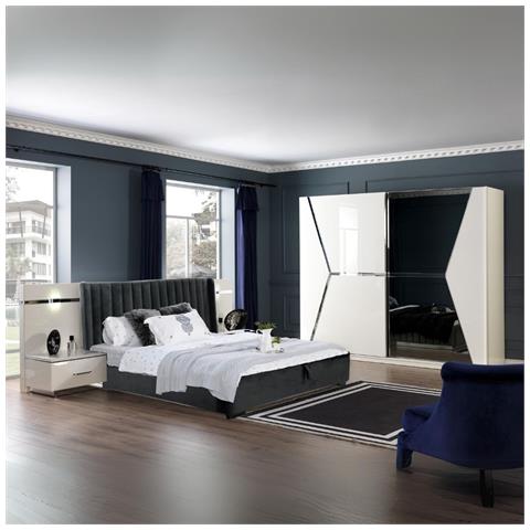 Camera Da Letto Rams Bianco Lucido - Foto 1