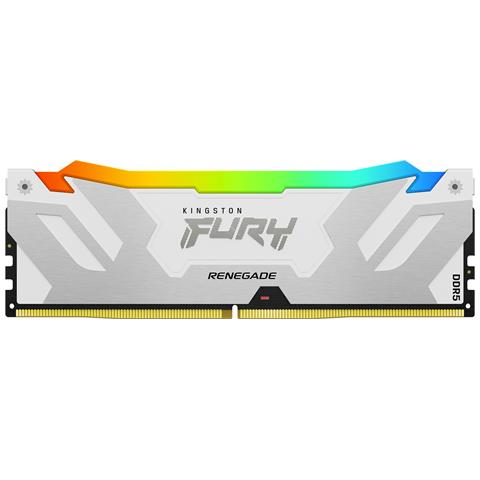 FURY 64GB 6400MT /s DDR5 CL32 DIMM (Kit da 2) Renegade RGB Bianco XMP - Foto 11