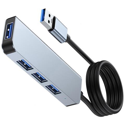 Hub Usb 3.0 Ad Alta Velocità Con 4 Porte - Elegante Ed Efficiente - Foto 4
