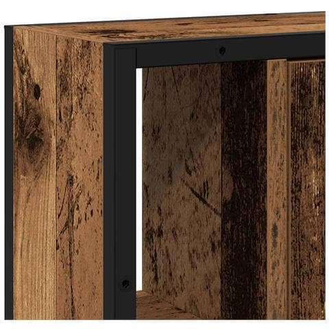 Mobile da Bagno con Specchio Legno Antico 60x16x60cm Truciolato - Foto 9