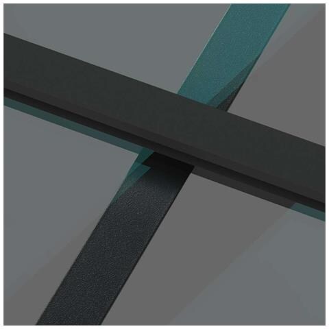 Porta Scorrevole Ferramenta Nera 102,5x205 cm Vetro Temperato - Foto 8