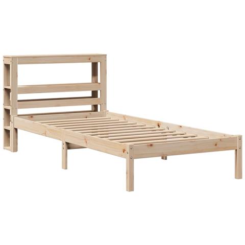 Letto Senza Materasso 75x190 Cm In Legno Massello Pino - Foto 3
