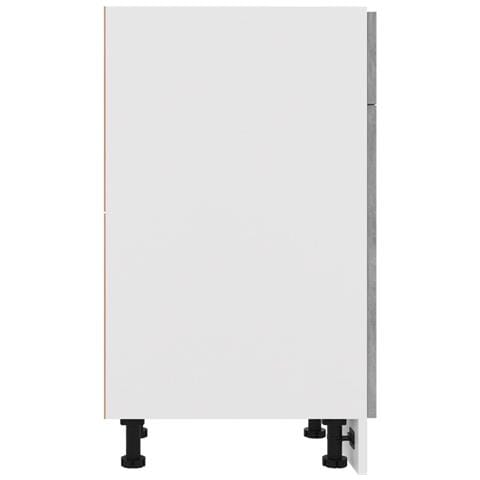 Armadio Inferiore Cassetto “lyon” Grigio Cemento 50x46x81,5 - Foto 8