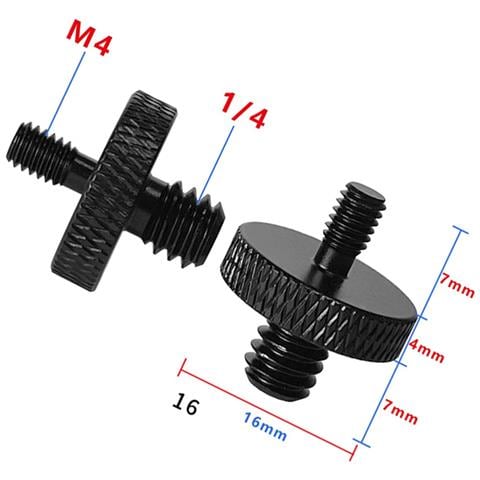 Adattatore Filettato Per Supporto Da 1/4"" A M10 - Confezione Da 5 M4 - Foto 2
