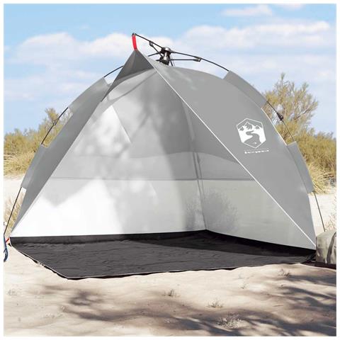 Tenda da Spiaggia Grigio Rilascio Rapido Impermeabile - Foto 1