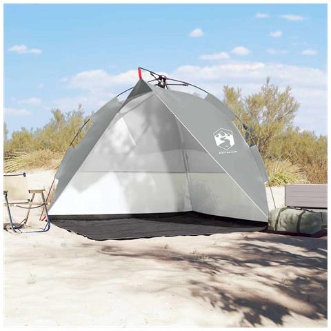 Tenda da Spiaggia Grigio Rilascio Rapido Impermeabile - Foto 2
