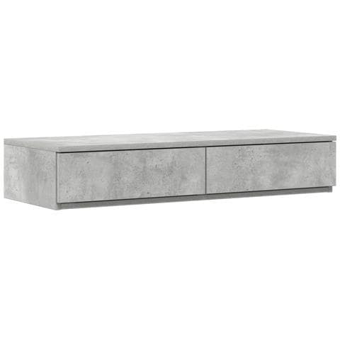 Cassetti per letto Grigio cemento 80x36,5x16,5 cm Legno ingegnerizzato - Foto 1