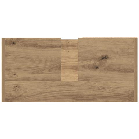 Armadio per lavandino Rovere Artigianale 63x29x55 cm Legno ingegnerizzato - Foto 9