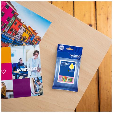 LC527XLY cartuccia d'inchiostro 1 pz Originale Resa elevata (XL) Giallo - Foto 5