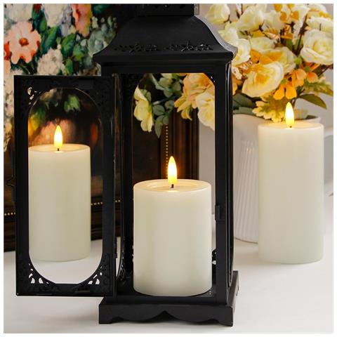 Set Di 6 Candele Led Senza Fiamma Con Telecomando, A Batteria, Luce Bianca Calda - Foto 5