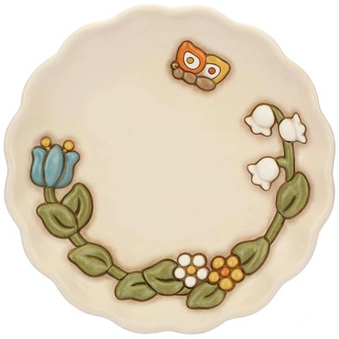 Centrotavola Decorato Con Fiori E Farfalla 30 Cm - Foto 1