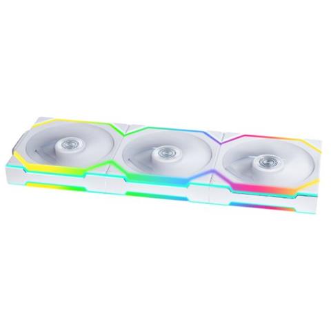 UNI FAN SL Wireless 120 Case per computer Ventilatore 12 cm Bianco 3 pz - Foto 2