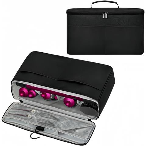 Borsa Portaoggetti Nera In Tessuto Oxford Compatibile Con Dyson Airwrap Styler E Accessori - Foto 1