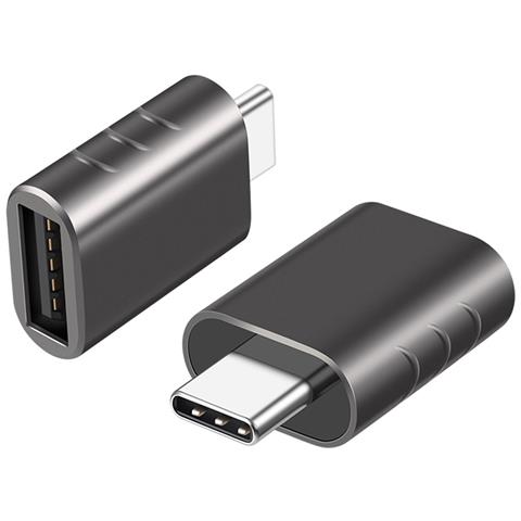 Adattatore Otg Da Type-c A Usb - Convertitore Ad Alta Velocità 10gbps Per Telefoni E Computer Black - Foto 1