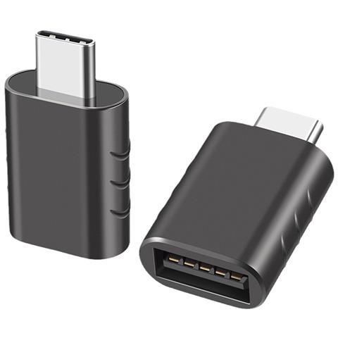 Adattatore Otg Da Type-c A Usb - Convertitore Ad Alta Velocità 10gbps Per Telefoni E Computer Black - Foto 2