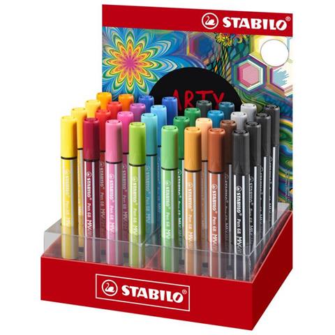 Pen 68 MAX - Pennarello Premium a tratto doppio (1 + 5 mm) - Display con 32 pennarelli - Foto 1