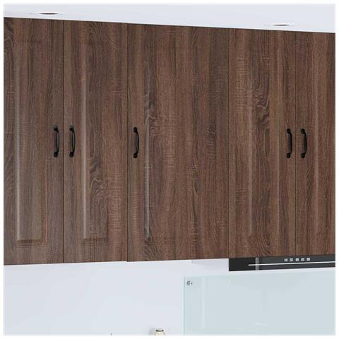 Pensile cucina con lo scaffale Rovere Marrone 50 x 31 x 100 cm - Foto 2