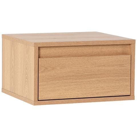 Comodino Sospeso Tori 1 Cassetti Effetto Rovere - Foto 1