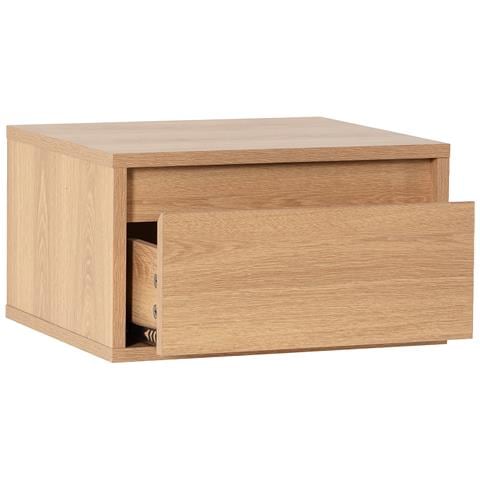 Comodino Sospeso Tori 1 Cassetti Effetto Rovere - Foto 2