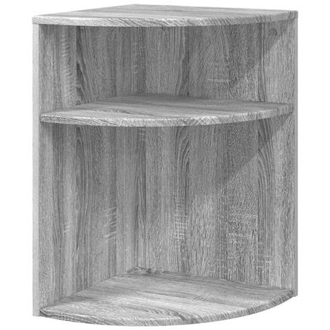 Tavolino Grigio Sonoma 39,7 x 39,7 x 60 cm Legno multistrato - Foto 1