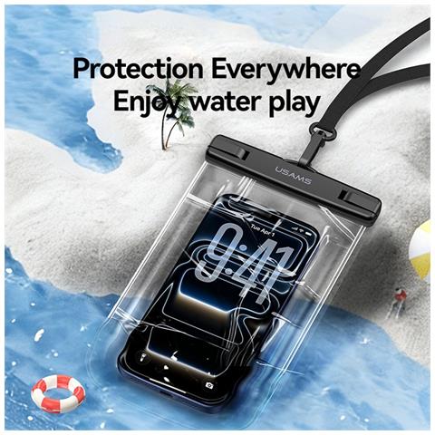 Cover per Phones Up To 7.2 Inch IPX8 Waterproof - Trasparente, Impermeabile, Con Cuerda - Foto 2
